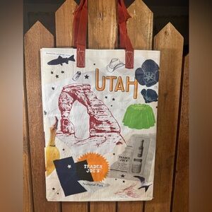 NWT Trader Joe's Utah Themed Tote Bag - Multicolor
